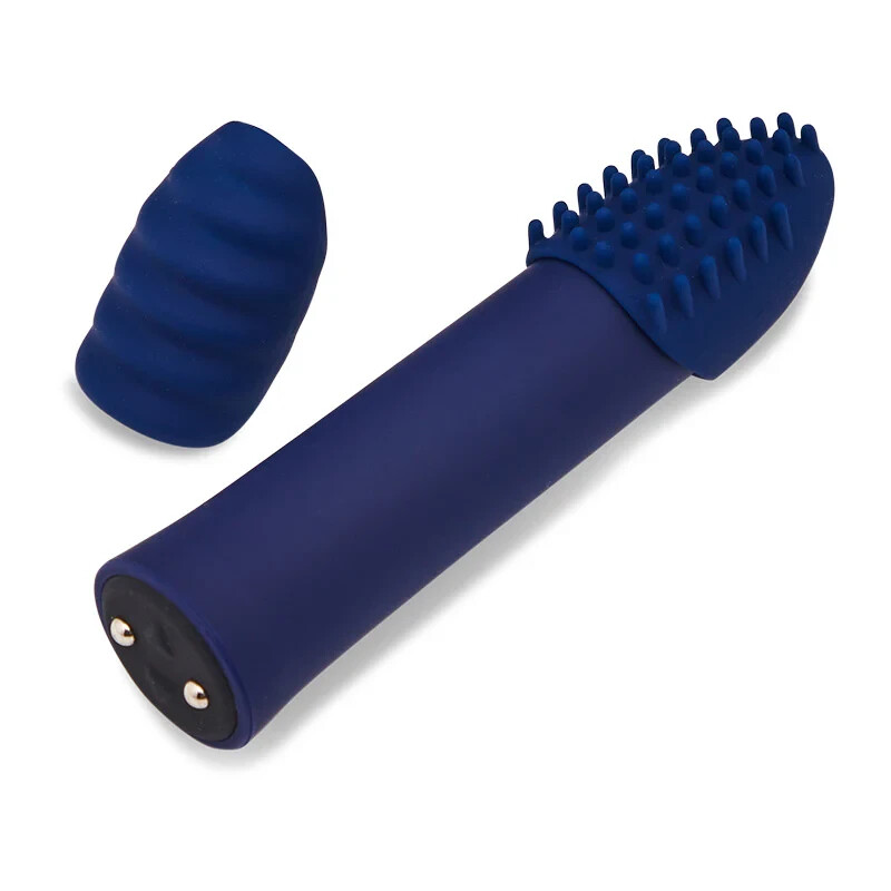 Sensuelle Point Plus 20 Function Rechargeable Bullet Vibe & Silicone Tips