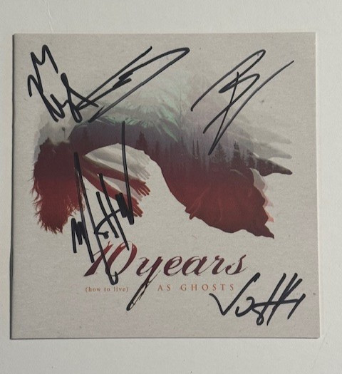10 Years - (how to live) As Ghosts Autographed Signed CD