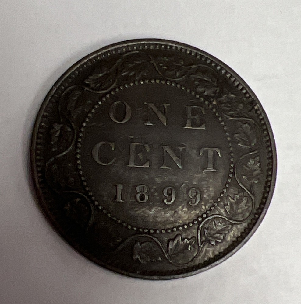 1899 Canada One Cent Foreign Coin