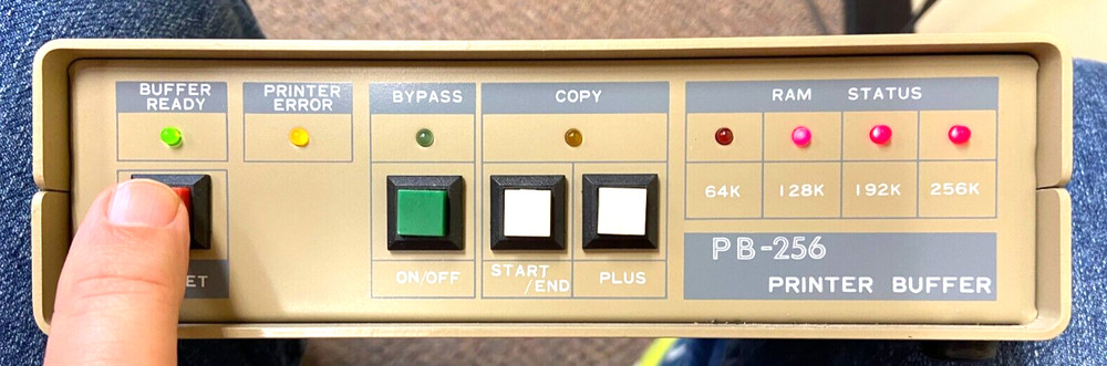 VINTAGE PB-256 PRINTER BUFFER