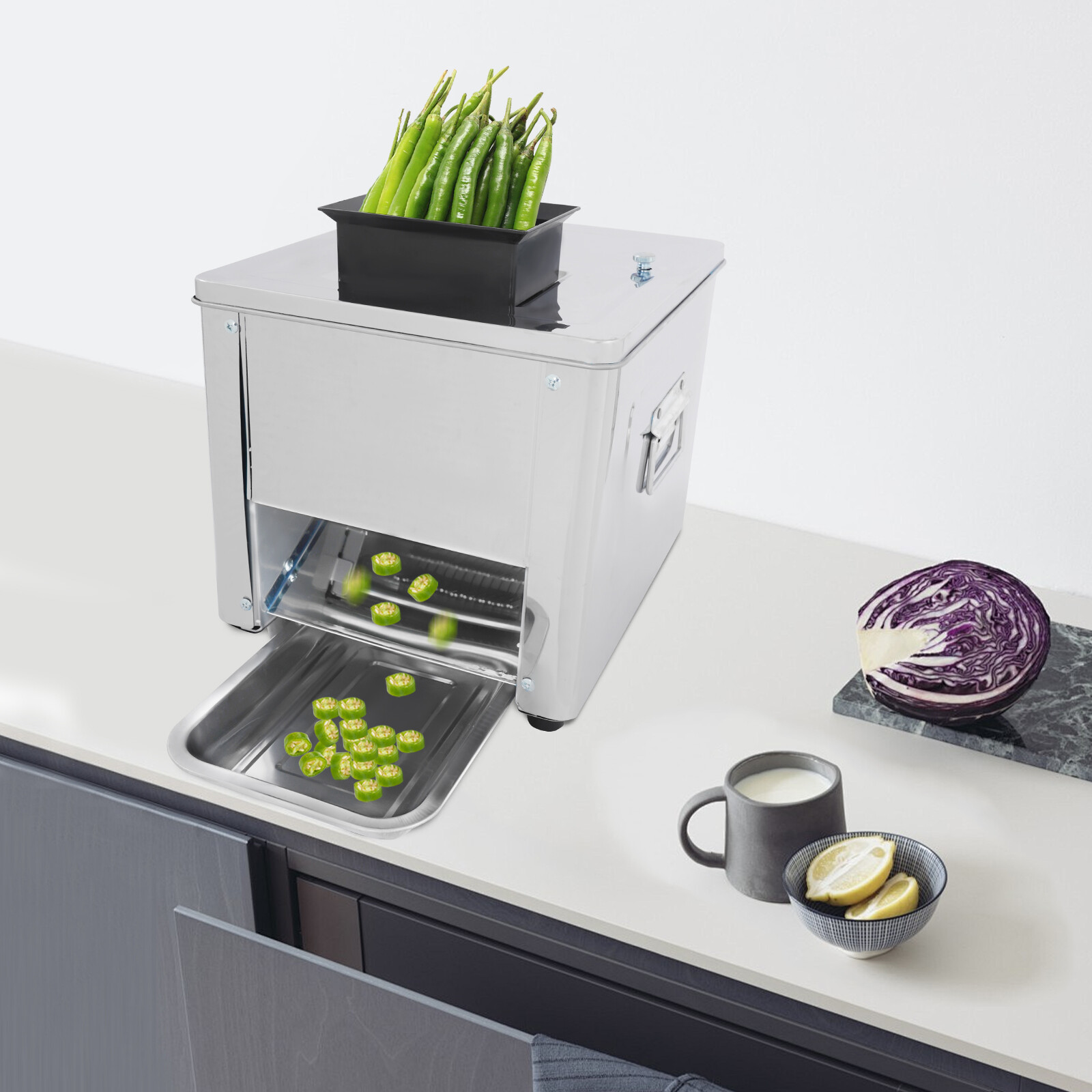 Electric Meat Cutter Cutting Machine (Meat Cutter Specification: 7mm / 0.276in)