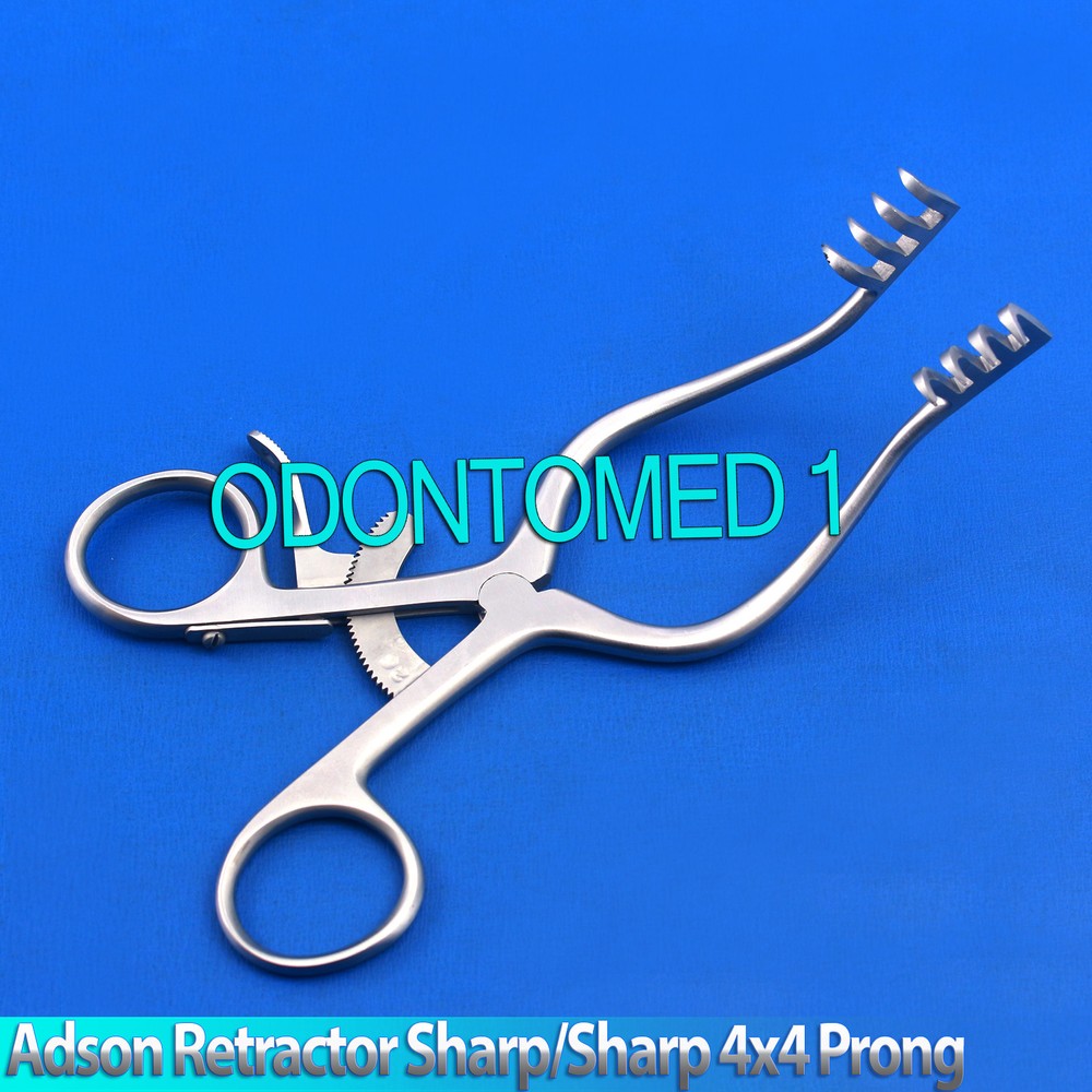 Adson Retractor Sharp Points 4x4 Prong 6" Surgical Instruments