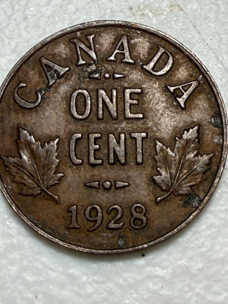 1928 Canada 1 Cent coin