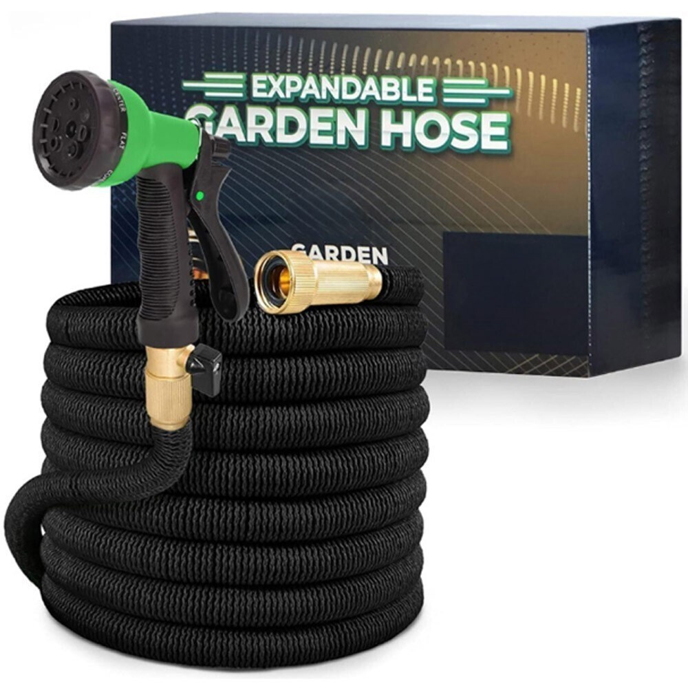 150FT 100FT 5X Stronger Deluxe Heavy Duty Expandable Flexible Garden Water Hose