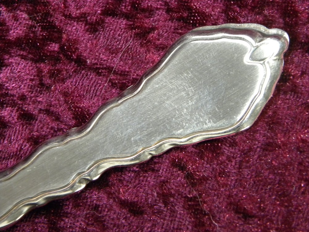 Satinique Modern Oneida Community Stainless USA Pierced & Solid Serving Spoons