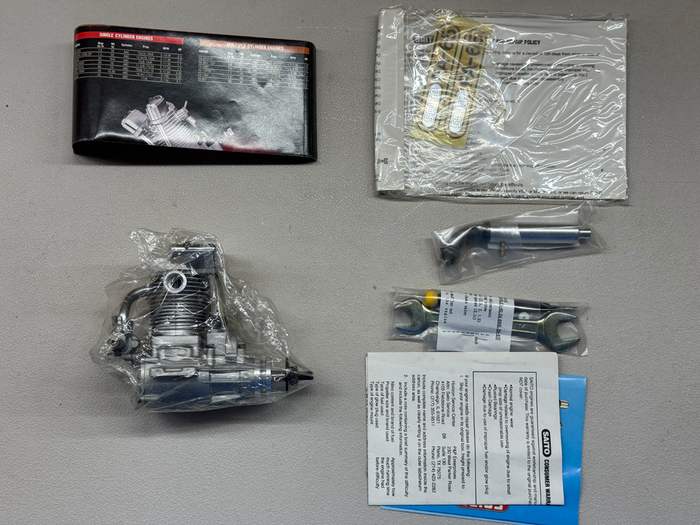 Saito FA-65 Four Stroke Hemi-Head RC Airplane Engine