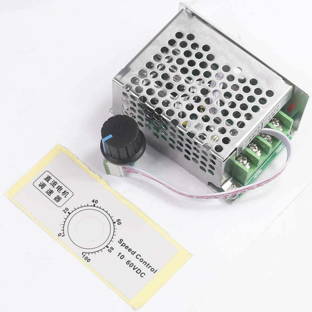 10-60V PWM DC Motor Variable Speed Controller Regulator Dimmer 12V 24V 36V 20A