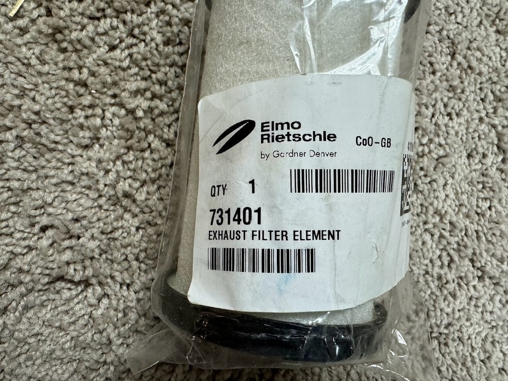 Elmo Rietschle Exhaust Filter Element - 731401