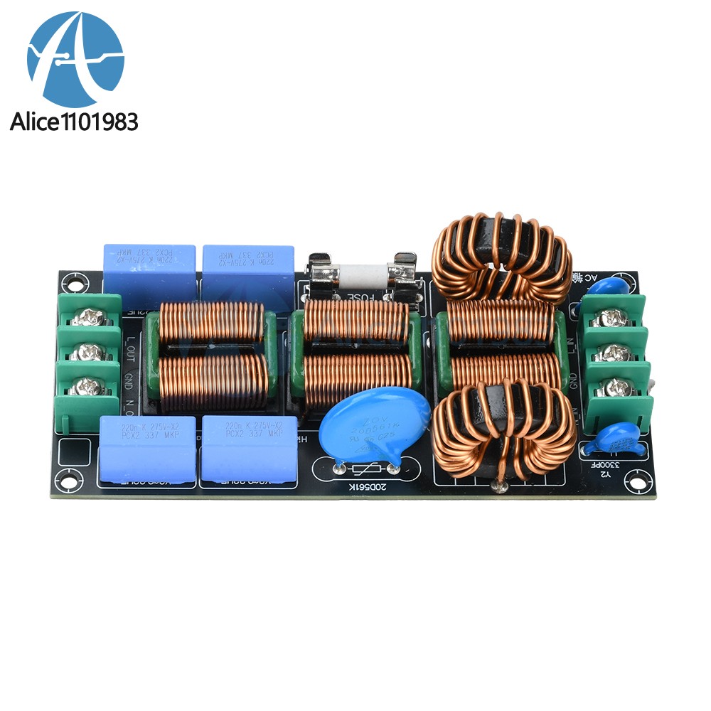AC110-250V 4level Audio Power Supply EMI Electromagnetic Interference filter 16A