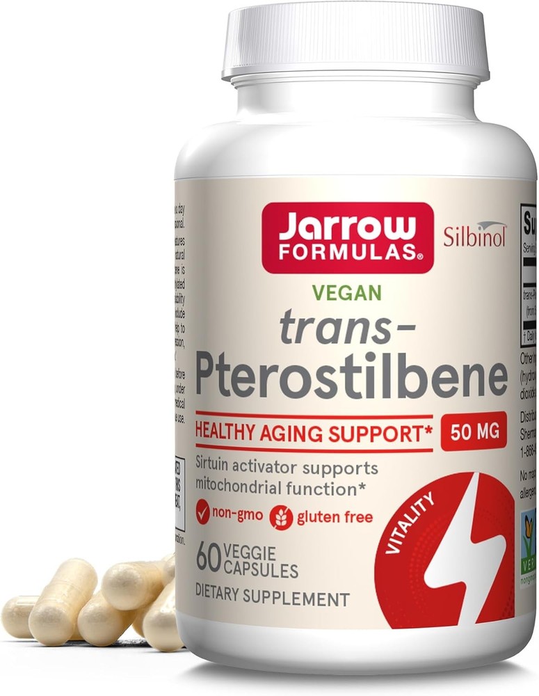 ® Pterostilbene 50mg for Antioxidant Support, Dietary