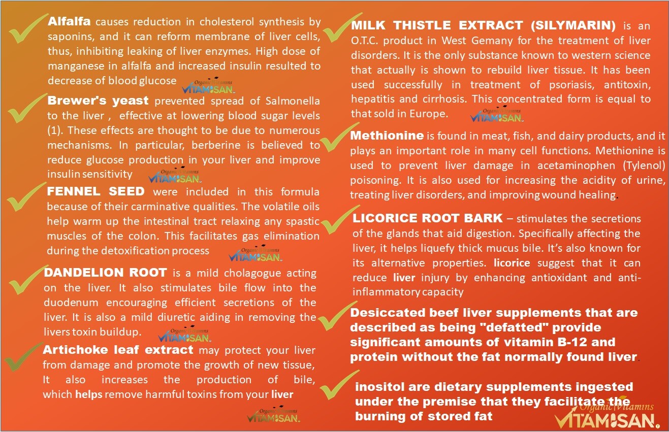 Best Liver Cleanse Repair Pills Detox Cleanser Supplements Men Women Care 120