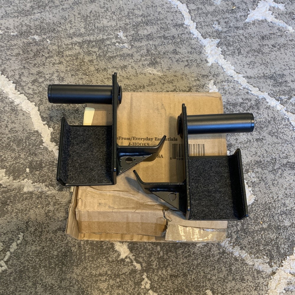 Everyday Essentials 1000-Pound Capacity Multi-Function Adjustable Cage J-Hooks