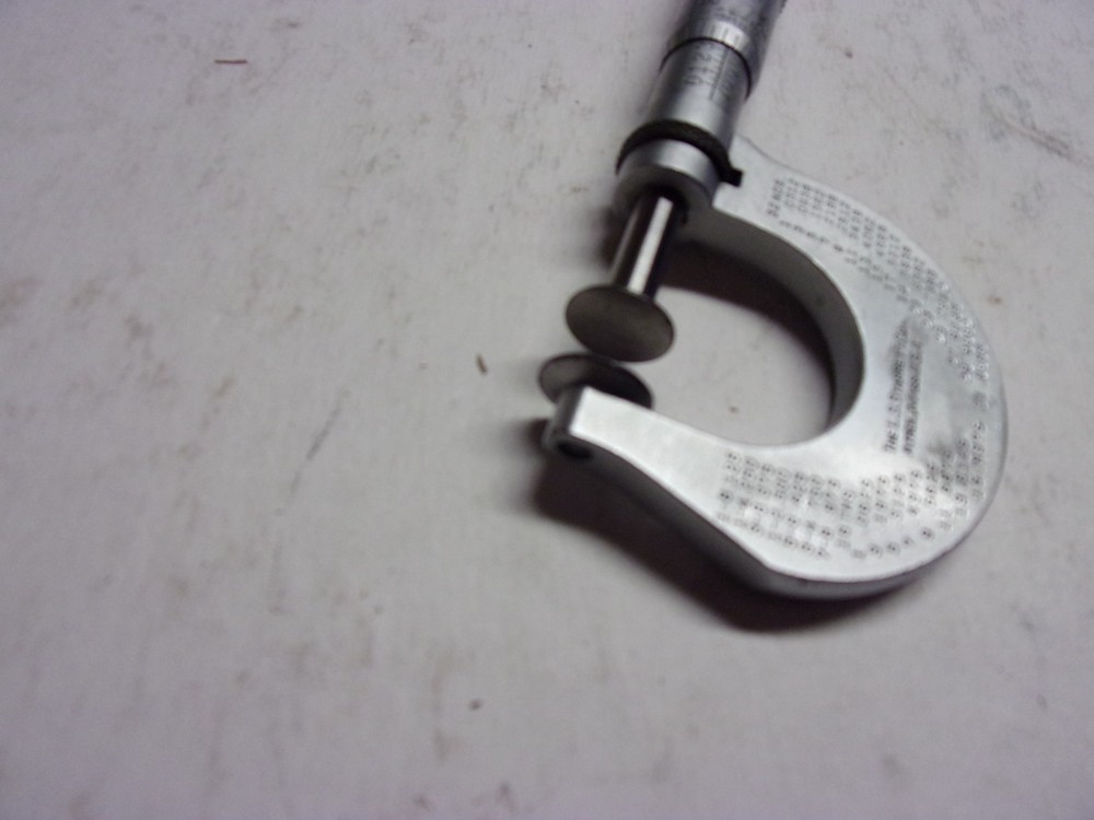 STARRETT #256 Disc Micrometer 0-1". .001" used