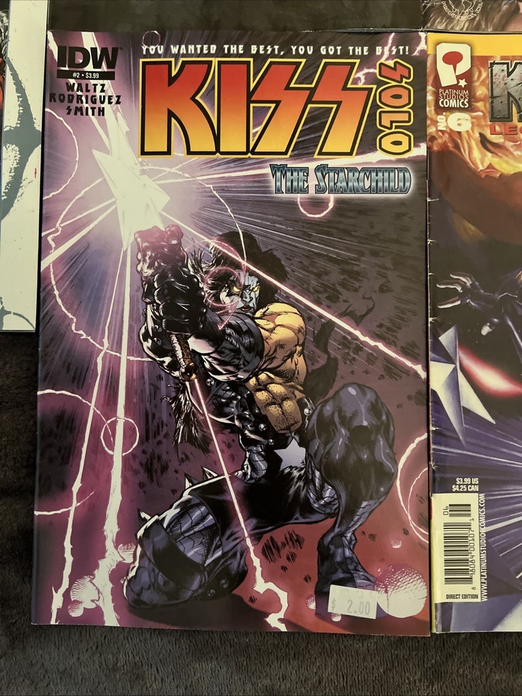 Kiss Comic Books Memorabilia Lot