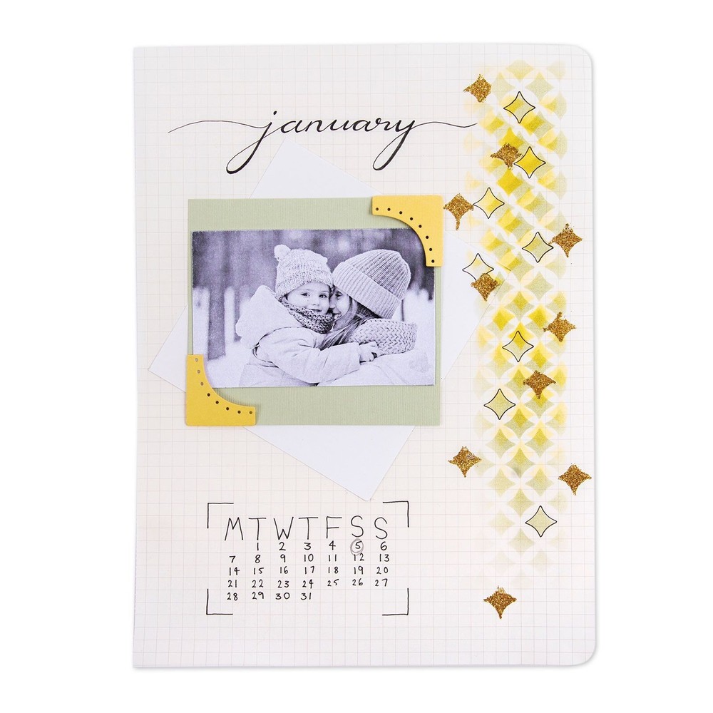 New, Retired Sizzix Thinlits Creative Corners 7pc #663481 Retail $14.99