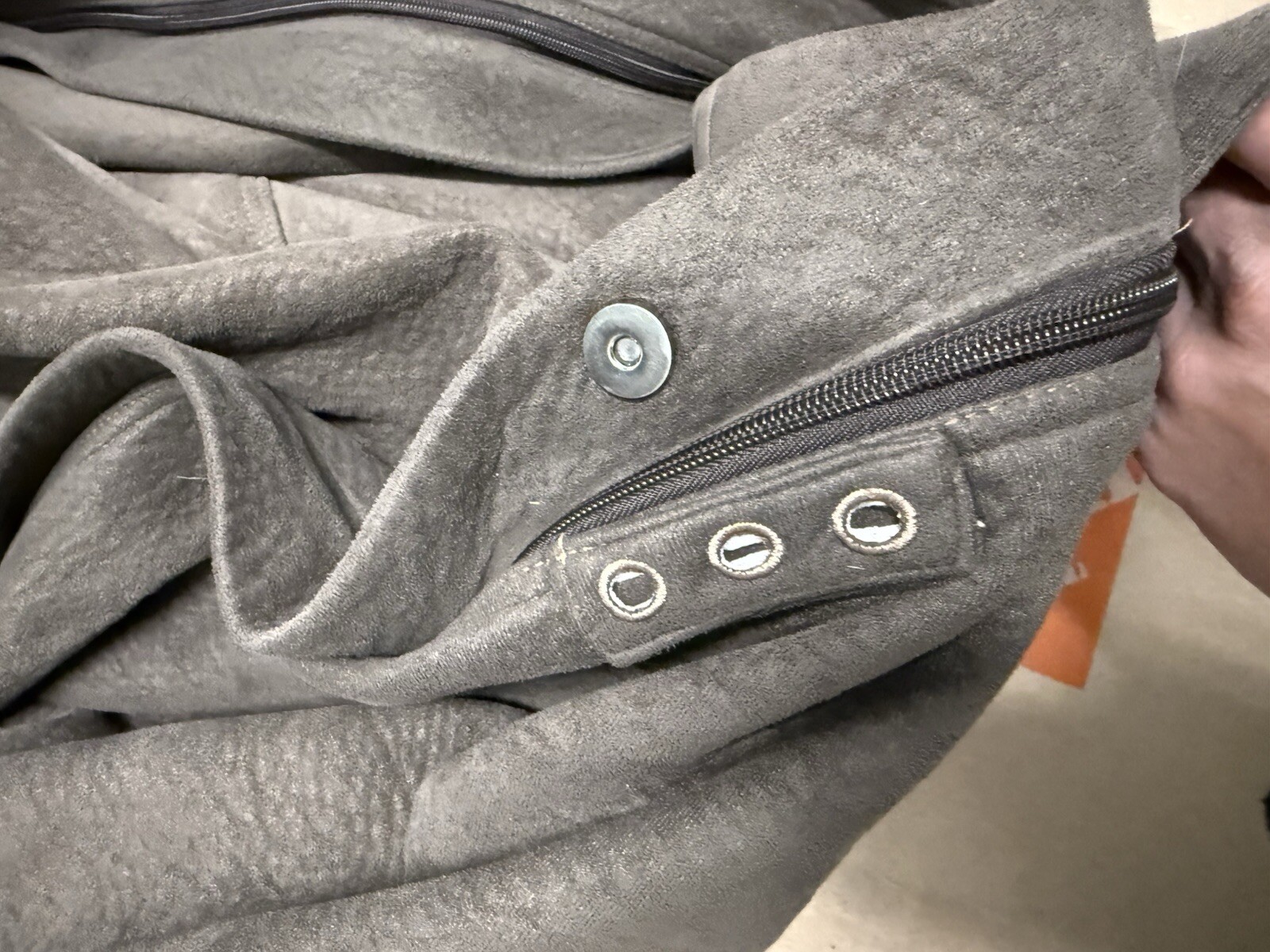 Lovesac Supersac Cover Super Soft Bean Bag Brown Lounge Chair COVER ONLY