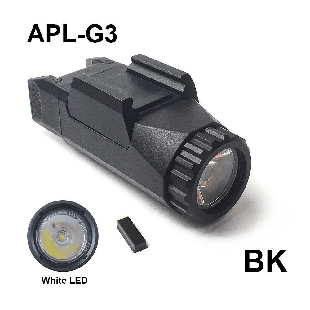 APL Weapon Light APL-G3 Tactical Compact LED Flashlight Mount Glock Strobe Light