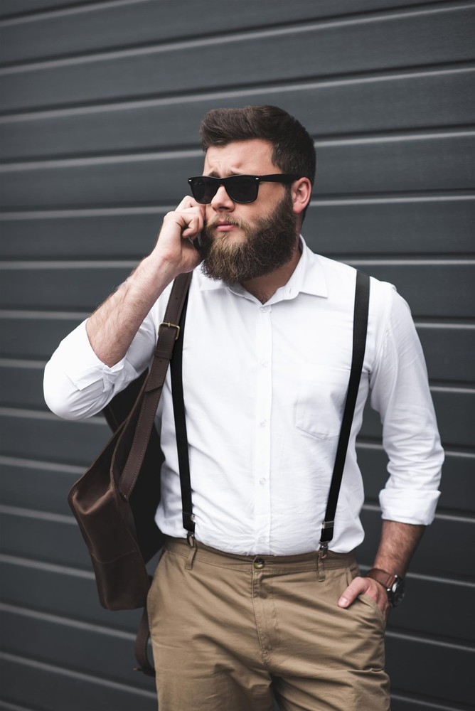 Dibi Black Suspenders for Men, Adjustable X Back 4 Strong Adjustable,