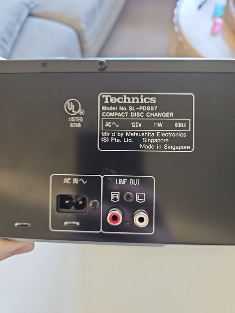 Technics SL-PD887 5-Disc CD Changer Player w/Remote | TESTED & Working