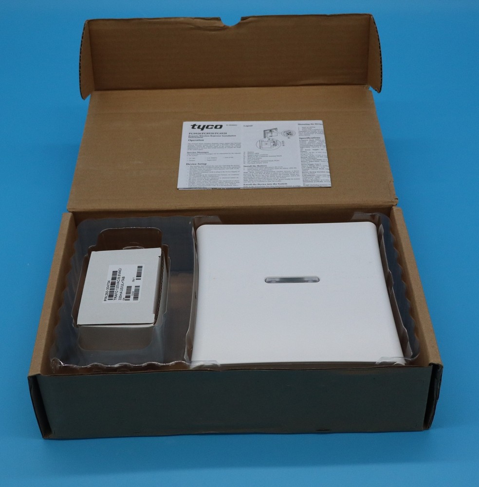 Tyco DSC Wireless Repeater PG9920 With PowerG Technology White New Open Box