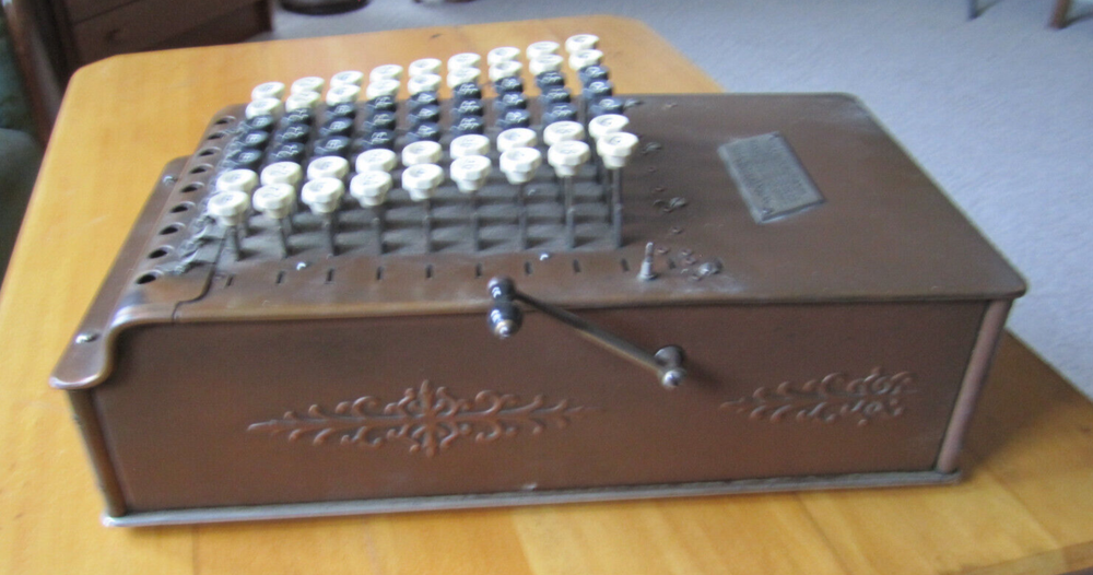 Vintage "Comptometer" Series "F" adding machine
