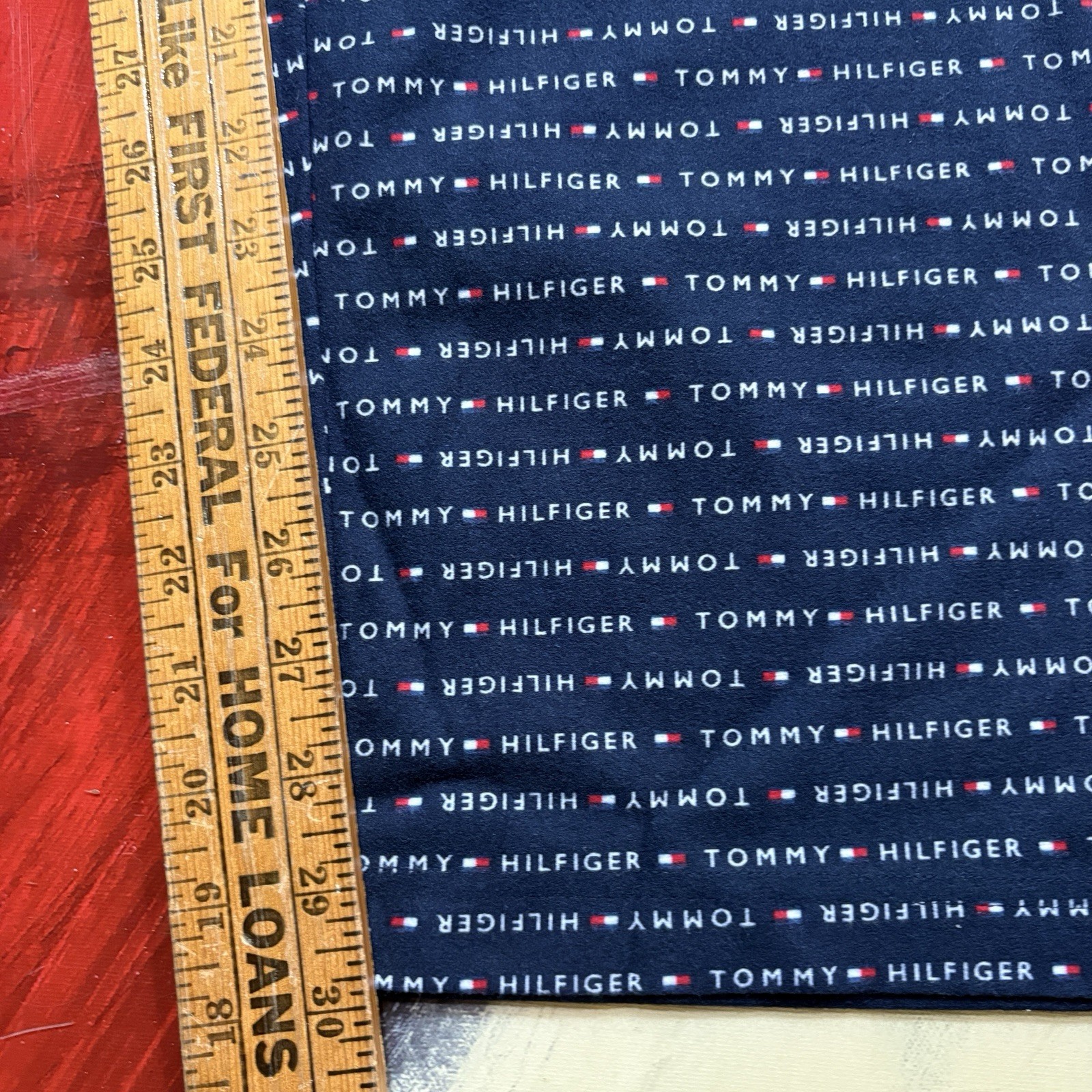 $42 Tommy Hilfiger Medium Wedgewood Pajama Sleepwear Blue Pants Drawstring NEW