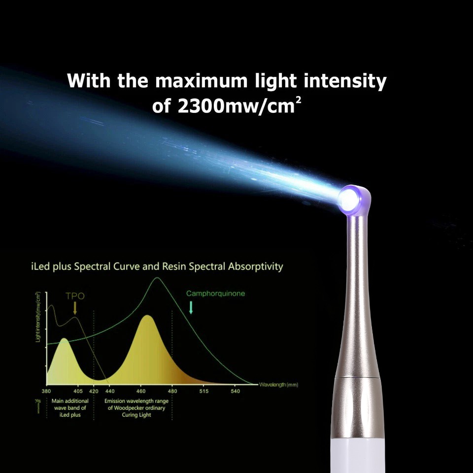 Woodpecker Style i LED Dental lampara led de fotocurado cura 2500mw/cm² CE FDA