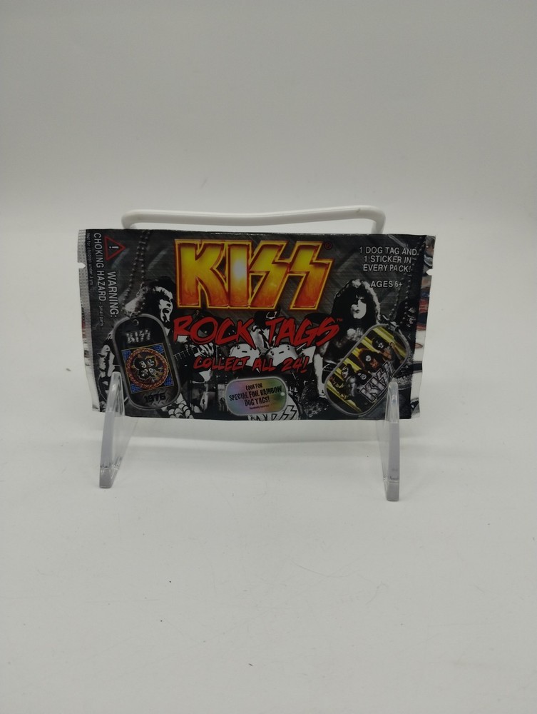 Kiss Rock Tags With Sticker Pack - Original Sealed