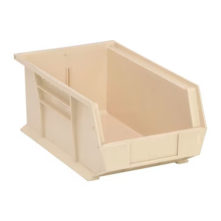 Quantum Storage Systems Qus241iv Hang & Stack Storage Bin, Polypropylene,