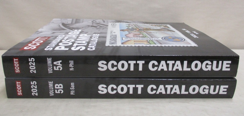 2025 Scott Standard Postage Stamp Catalog Volume 5 A/B Worldwide Countries N-Sam