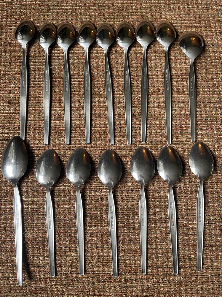 20 pc. Vtg. Rogers Co Ensenada Flatware Stainless Dinner Forks Spoons Spreader