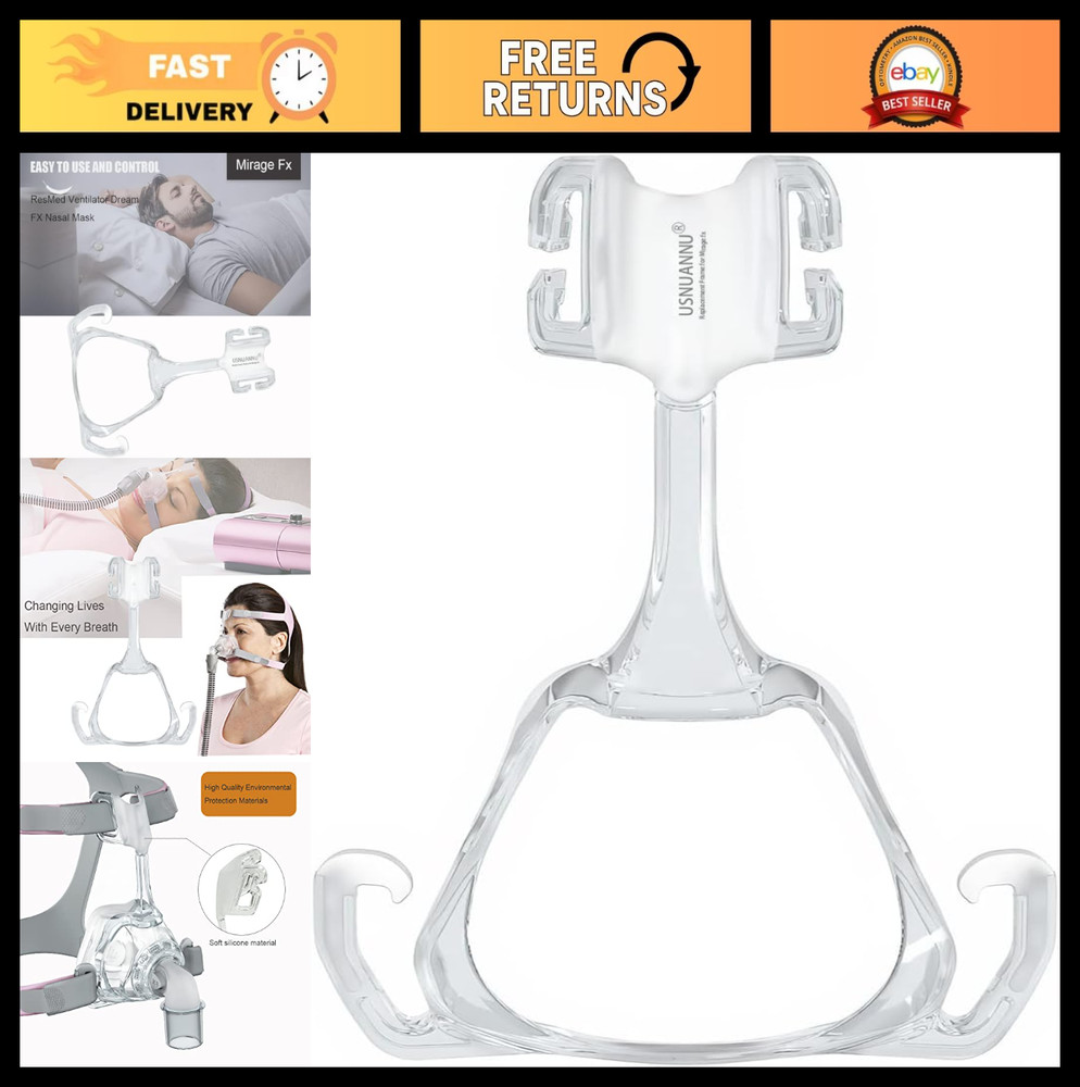 Mirage FX Nasal Mask Replacement Frame & Headgear - Reusable Breathing Accessory