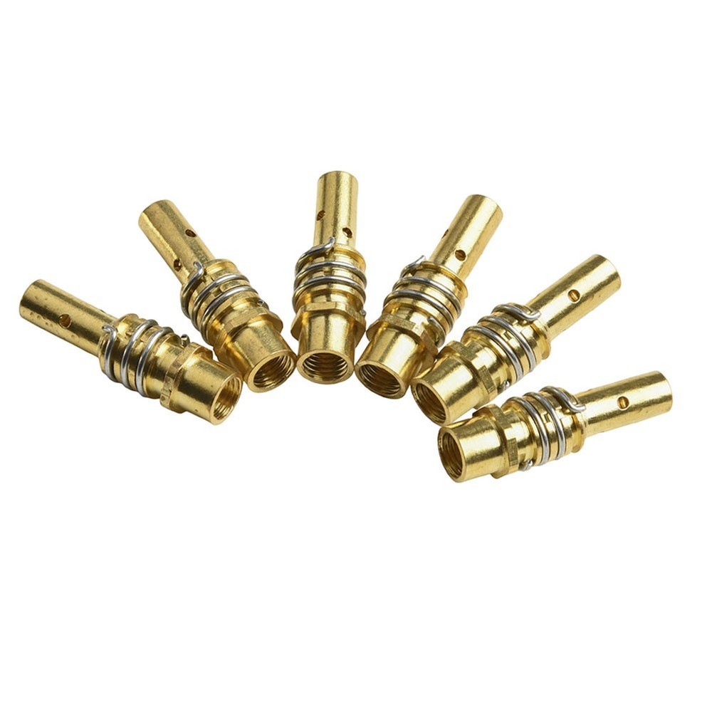 6PCS Contact Tip Holder Diffuser for 15AK MIG MAG Welding Torch Nozzle Set