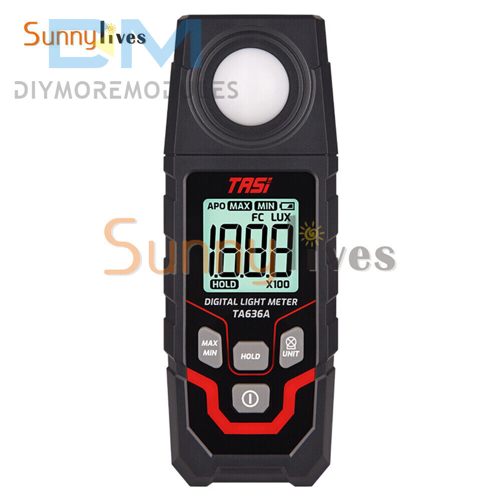Handheld Digital Light Lux Meter Illuminometer Luminometer 0.1~20000Lux Detector
