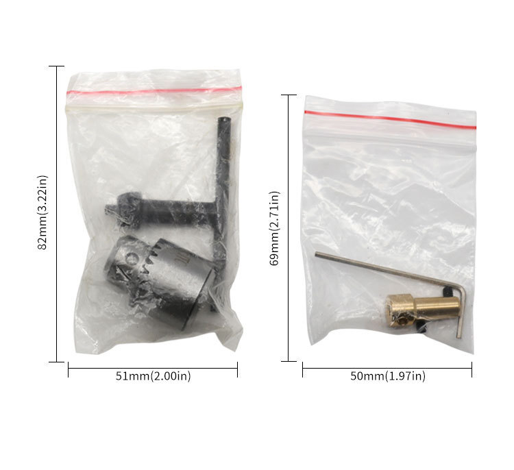 Micro Motor Drill Chuck Clamping Range 0.3-4mm Taper Mounted Mini 3.178mm