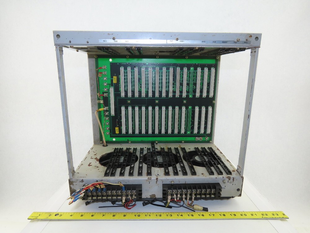 Mitsubishi MELDAS-YM2 PLC Chassis Control Frame Unit