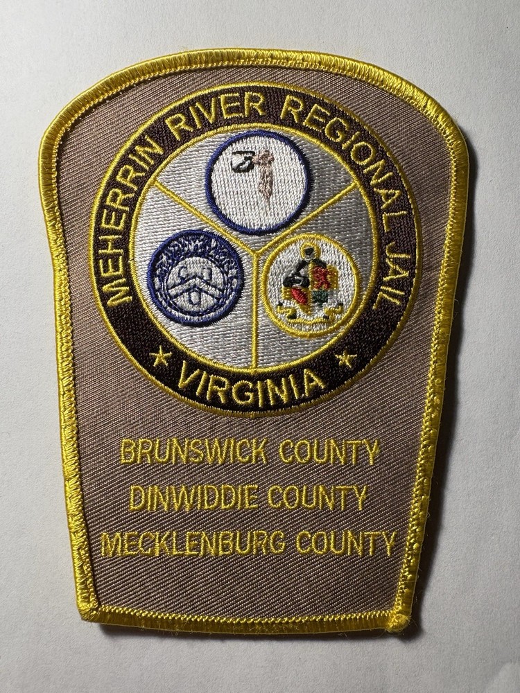 Meherrin River Regional Jail Corrections Patch ~ Virginia ~ RARE