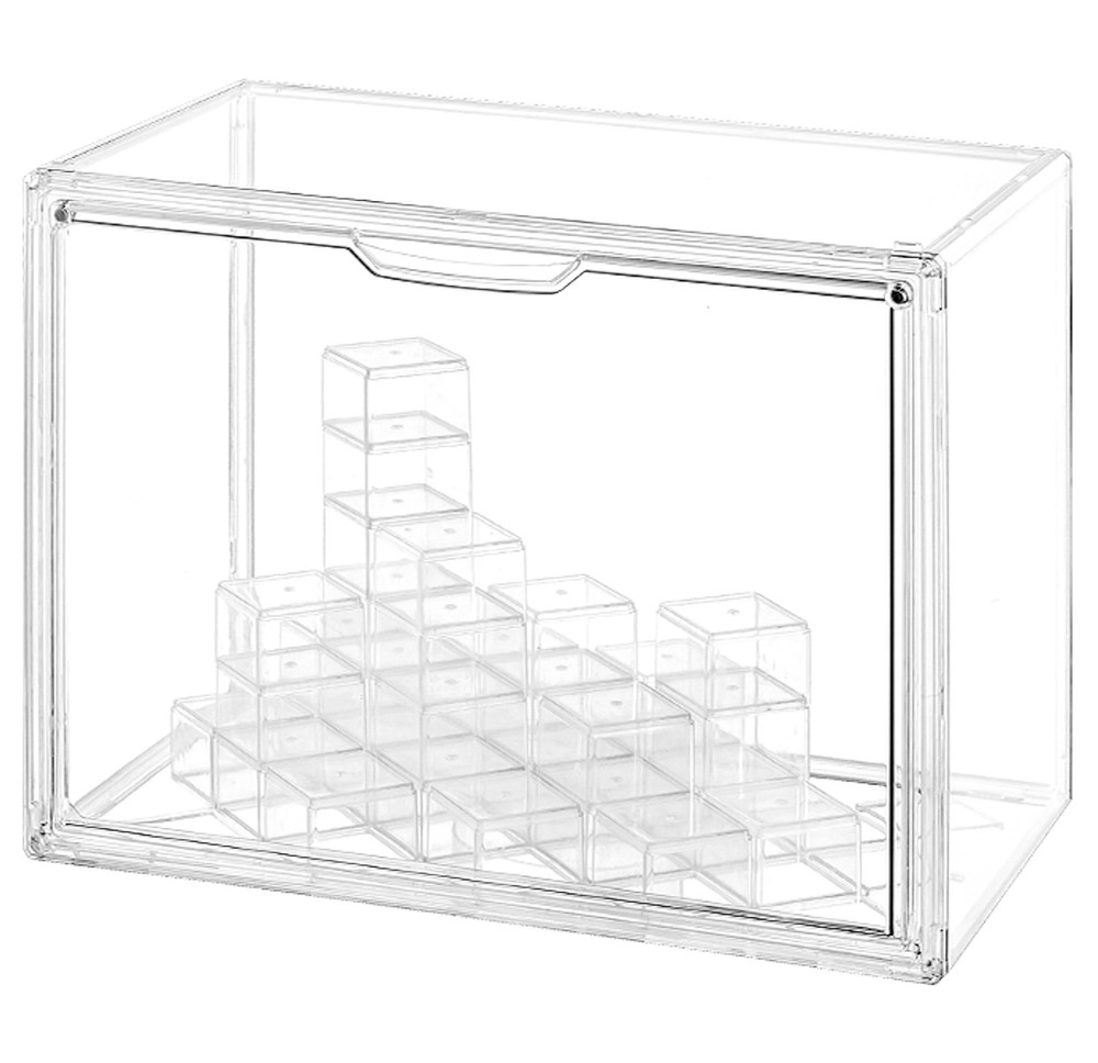 Clear Acrylic Display Case with Free-Combination Holder, Large Blind Box for ...