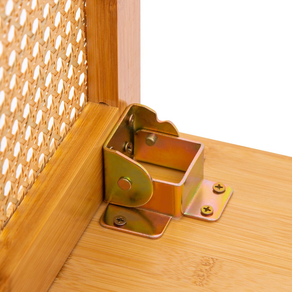 Floor Table Foldable Bamboo Low Table Imitation Rattan Table Tea Ceremony Table