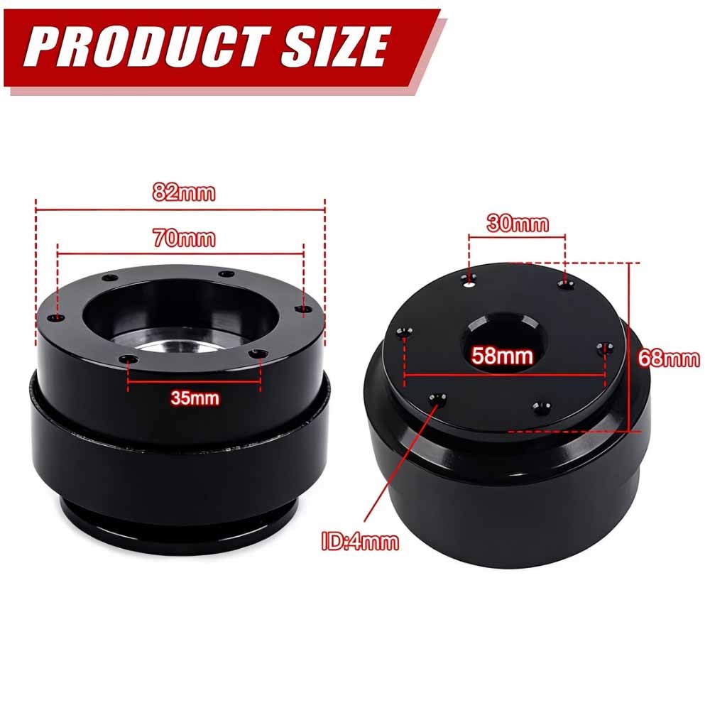 Racing Simulator Steering Wheel Quick Release Hub Adapter 70MM For MOZA Simagic