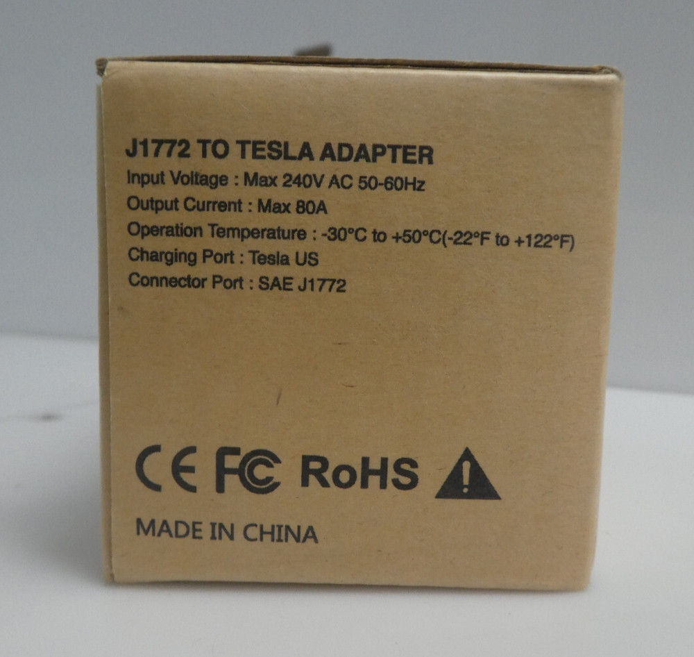 4 PACK J1772 To Tesla Adapter