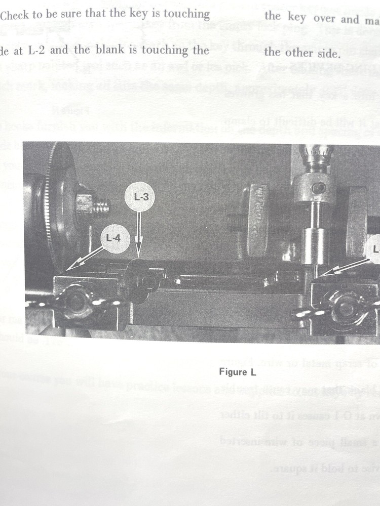 Foley Belsaw Model 200 Key Machine Adjustment & Operations Instructions Booklet
