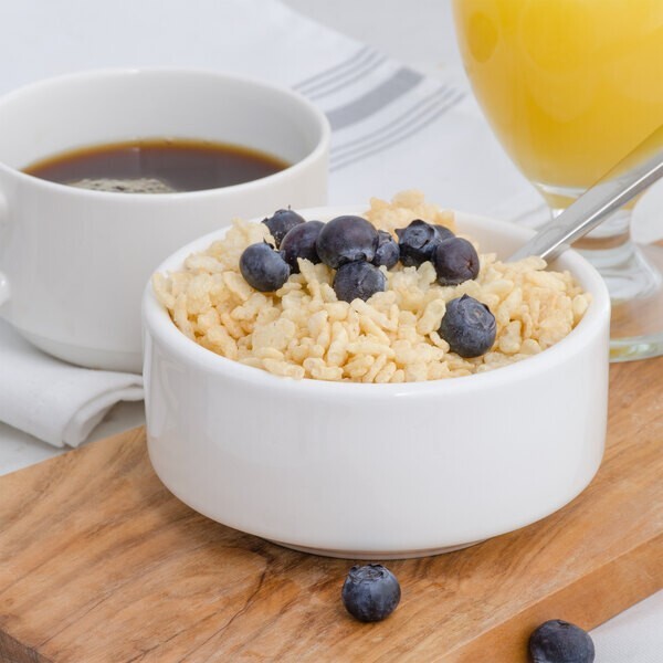 Crisp Rice Cereal Breakfast Baking Dry Crispy Texture Mild Taste 4 Case 35 oz.