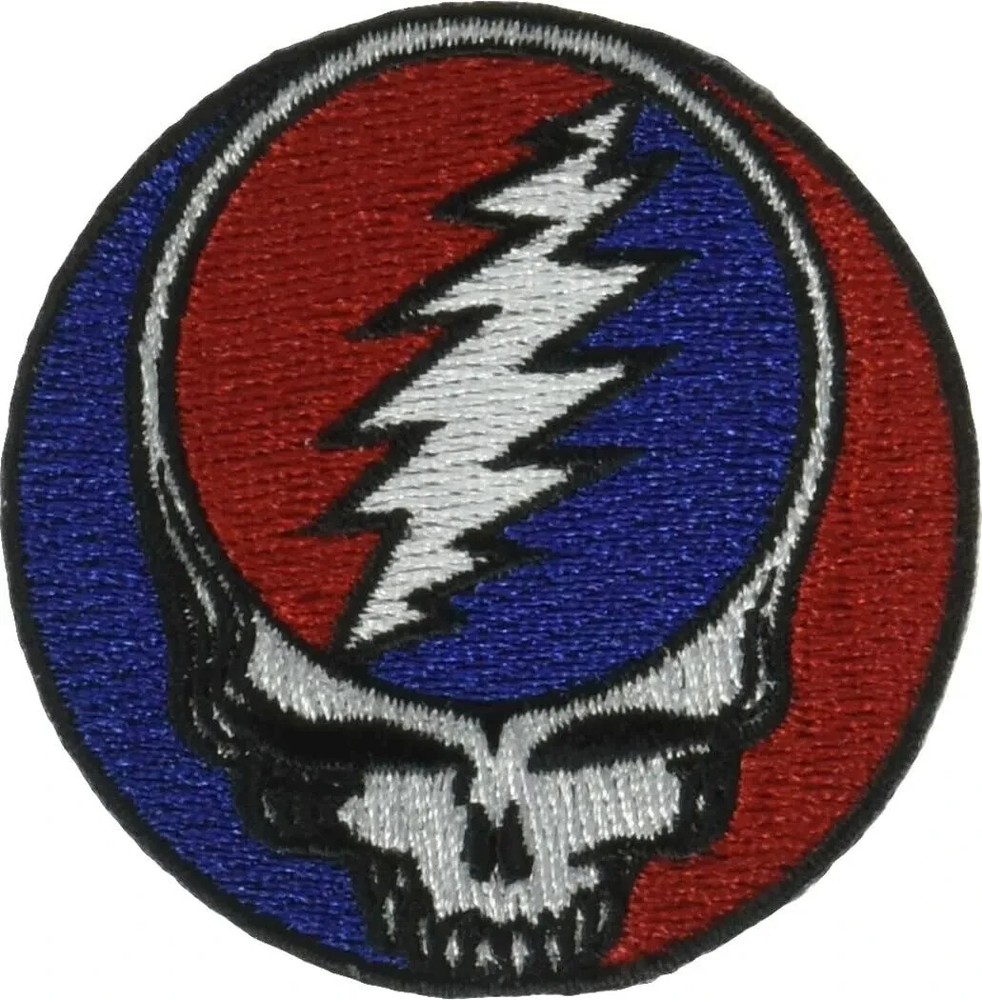 Patch Grateful Dead Steal Your Face 2" Hook/Loop Tactical  High Quality SYF New