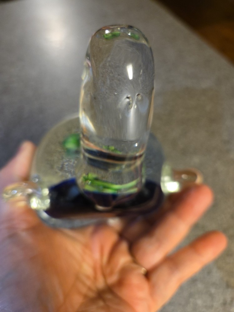 Glass Turtle Medium Size Figurine. Used In Good Condition