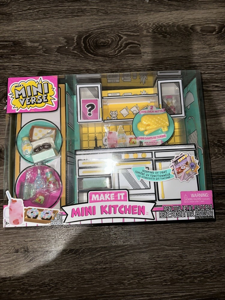 MGA's Miniverse Make It Mini Kitchen Playset With UV Light