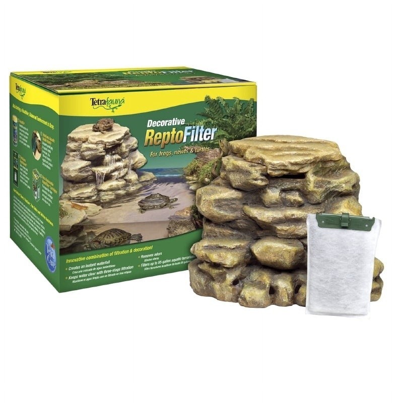 Repto-Filter Waterfall Filter Pump Basking Platform Turtle Frog Newt Tank