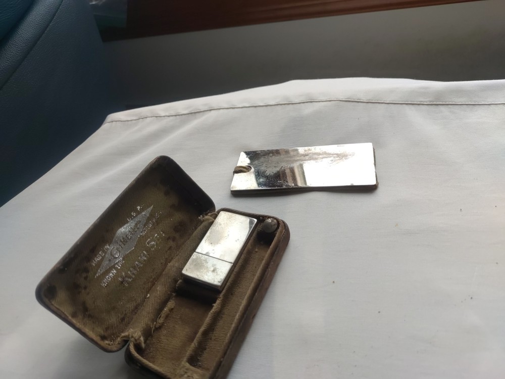 Nice Khaki World War I Razor Set