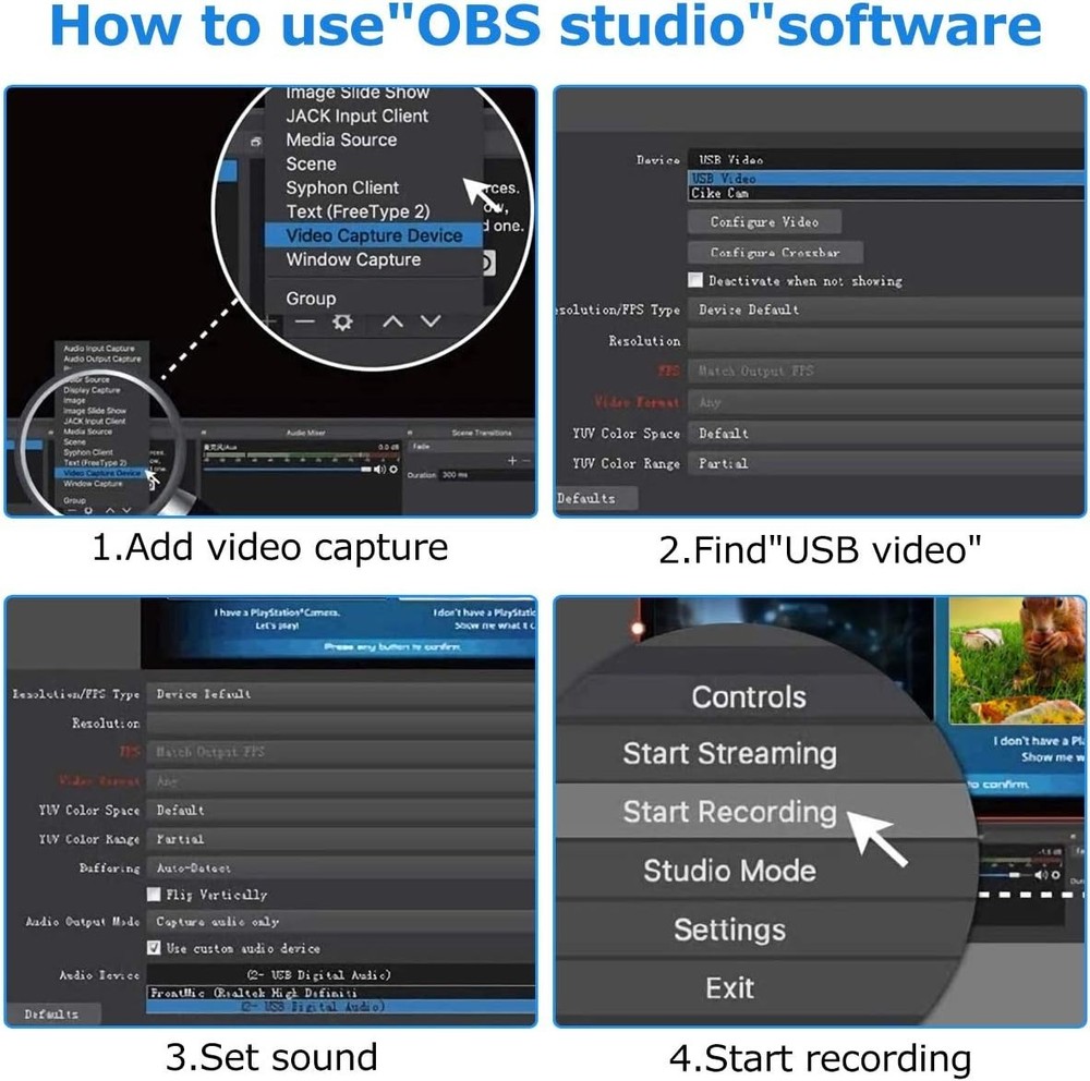 Plug and Play 4K Capture Card for Smooth live Broadcasting and Teaching