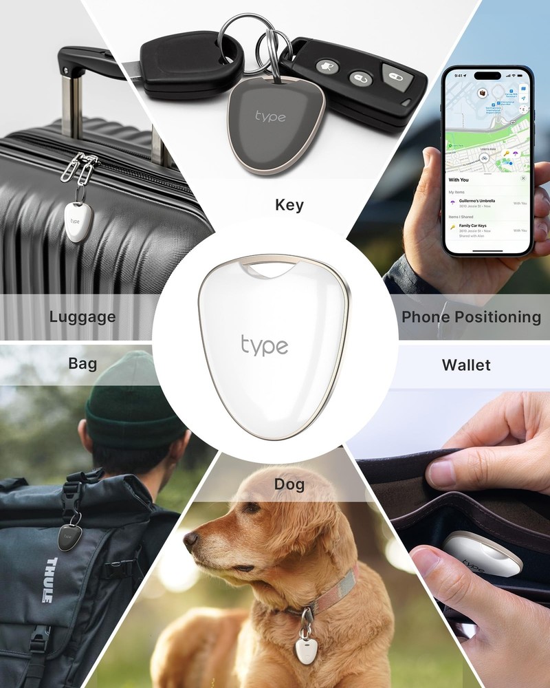 Air Tags 2 Pack Bluetooth Luggage Tracker Tags Compatible with Apple Find My ...